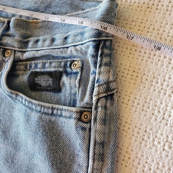 Harley-Davidson Vintage Pocketed‎ Classic Sz. 14 x 28 Blue Jeans - Picture 5 of 10